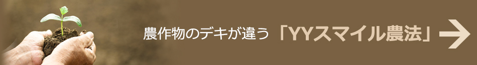 農作物のデキが違う「YYスマイル農法」